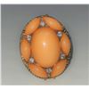 Image 1 : VINTAGE PEACH ORANGE EXPANDABLE RING