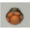 Image 2 : VINTAGE PEACH ORANGE EXPANDABLE RING