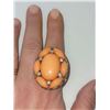 Image 5 : VINTAGE PEACH ORANGE EXPANDABLE RING