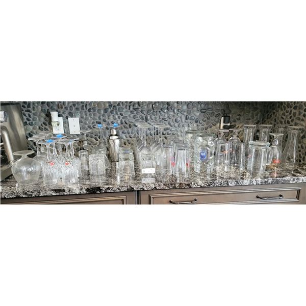 Huge Collection of Glassware & Stemware
