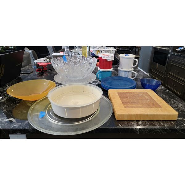 Assorted Kitchen Accessories and Dishes