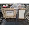 Image 3 : 4 Small Plastic Displays, Birch Tree Wall Decals, Photo Frames & More