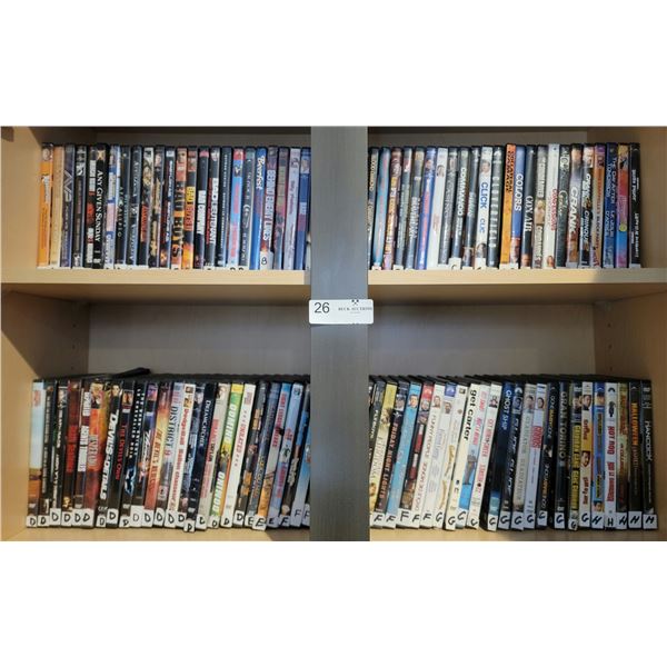 Assorted DVDs A-H