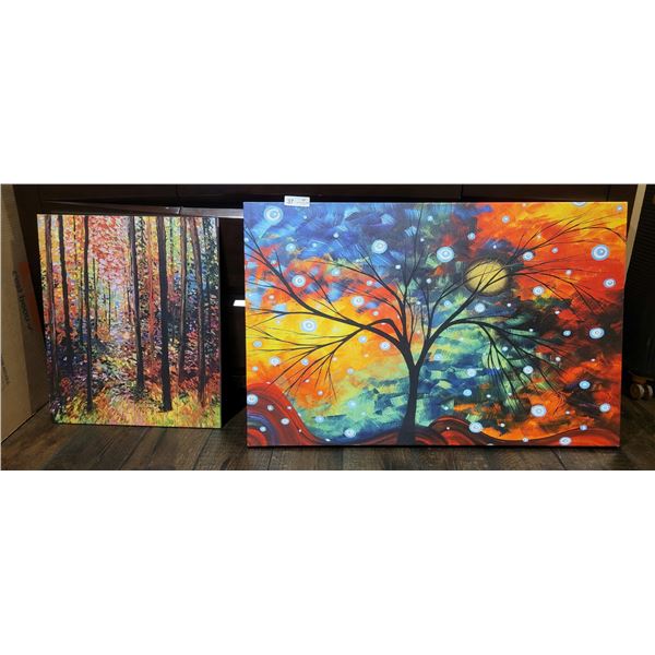 2pc Colourful Artwork