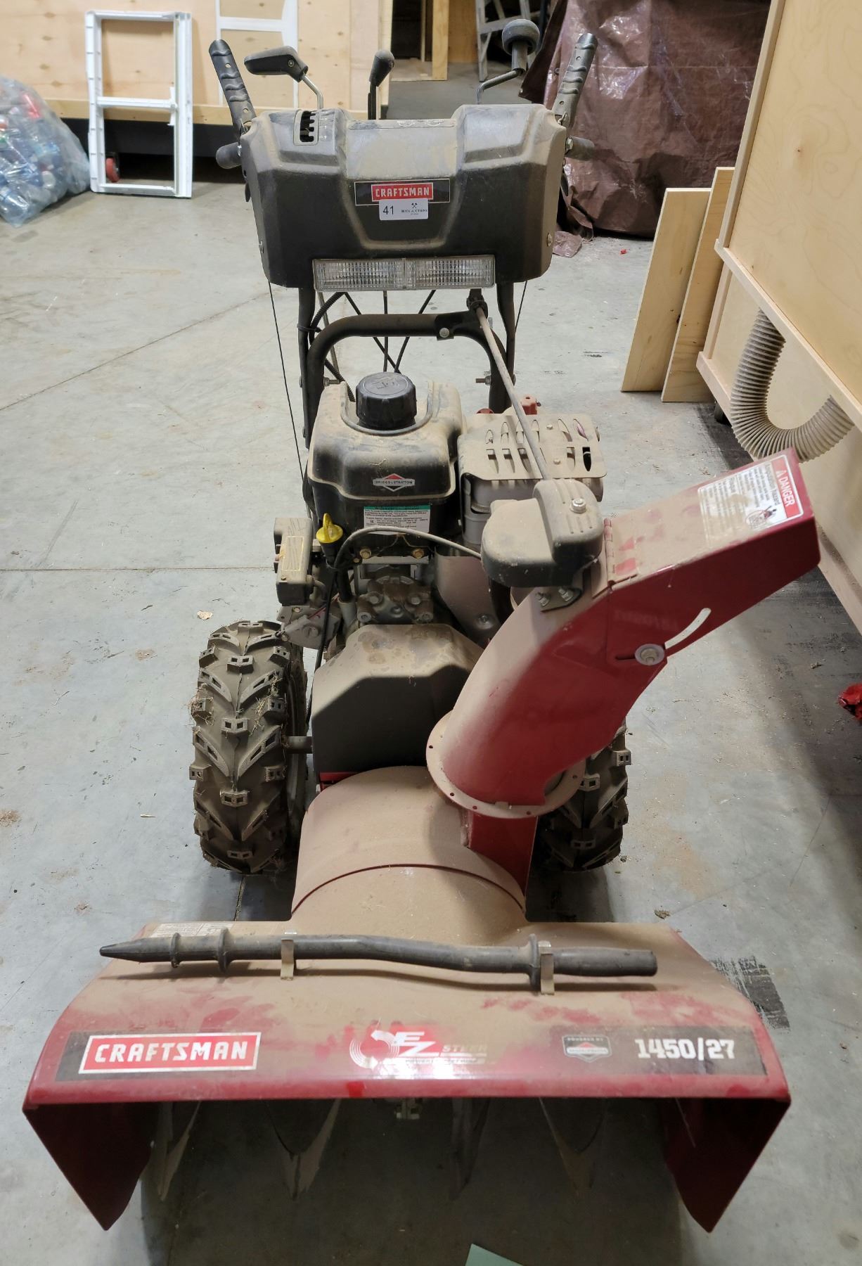 Craftsman EZ Steer 1450/27 Snow Blower - Beck Auctions Inc.