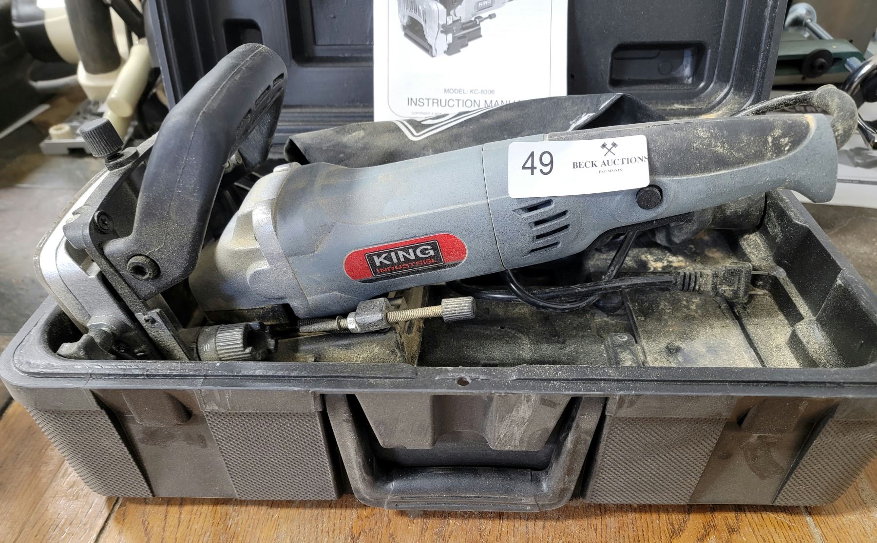 King Industrial Biscuit Joiner Kit Beck Auctions Inc.