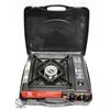 Image 1 : DELUXE PORTABLE GAS STOVE IN BLACK CARRY