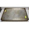 Image 1 : LOT OF 5 ALUMINUM FULL SIZE BAKING SHEET
