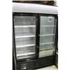 Image 2 : NEW AIR DUAL GLASS DOOR DISPLAY FREEZER ON CASTERS