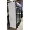 Image 2 : NEW 1075L UPRIGHT HINGED DOUBLE GLASS DOOR COOLER