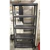 Image 1 : 5-TIER POLY RESIN SHELF 35.5" X 17.5" X 73"
