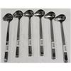 Image 1 : LOT OF 6 NEW JOHNSON ROSE 1OZ. S/S LADLES W/ LIP