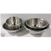 Image 1 : LOT OF 6 ASSORTED SMALL - MEDIUM STAINLESS STEEL