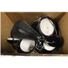 Image 1 : GROUP OF 8 PENDANT LIGHT FIXTURES