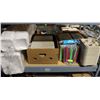 Image 1 : PARTIAL SHELF OF ASSORTED TAKEOUT DISPOSABLES
