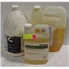 Image 1 : THREE PARTIAL JUGS OF ASSORTED COMMERCIAL SOLUTION