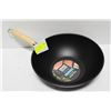 Image 1 : NEW 28CM CARBON STEEL NON-STICK WOK