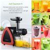 Image 2 : HOMEVER SLOW MASTICATING JUICER