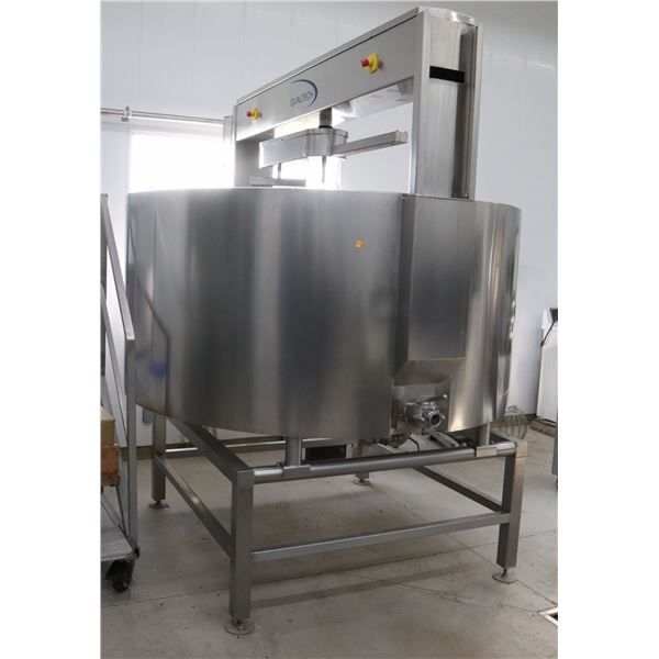 QUALTECH CUSTOMER 300L ROUND CHEESE VAT (15 MINS FROM KASTER LETHBRIDGE OFFICE)