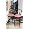 Image 1 : SIZE VARIOUS PADDED STOOLS - AS IS