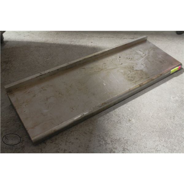 36" X 12" STAINLESS STEEL WALLSHELF