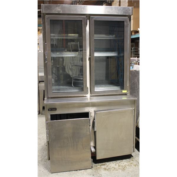 GLASS DOOR DISPLAY COOLER * AS IS