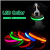 Image 1 : NEW SMALL GREEN LED & BLACK USB CHARGED PET COLLAR