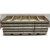 Image 1 : FIVE HD 4 LOAF COMMERCIAL STRAPPED LOAF PANS