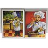 Image 1 : LOT OF 2 CHEF PICTURES