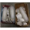 Image 1 : 2 BOXES OF ASSORTED TAKEOUT DISPOSABLE CONTAINERS