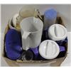 Image 1 : LOT OF 5 POLY PITCHERS W/ FOOD CONTAINERS & POLY