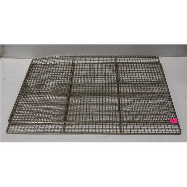 TWO  S/S COOLING RACKS