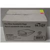 Image 1 : CASE OF 1000 DRY WAX SANDWICH BAGS