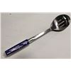 Image 2 : 3 NEW UPDATE INTERNATIONAL SLOTTED STEEL SPOONS - 12"