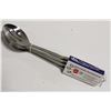 Image 1 : 3 NEW UPDATE INTERNATIONAL SLOTTED STEEL SPOONS - 12"