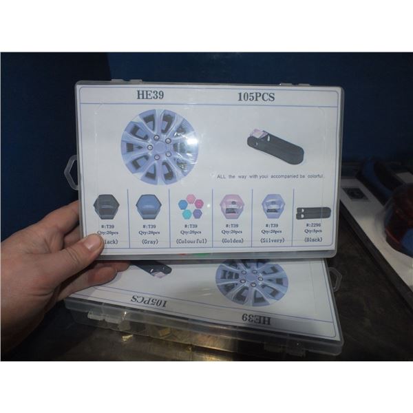 2 Wheel Lug Nut Covers Kits