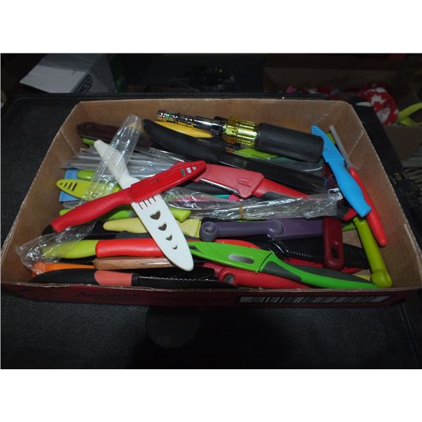 Box Of Small Kitchen Knives
