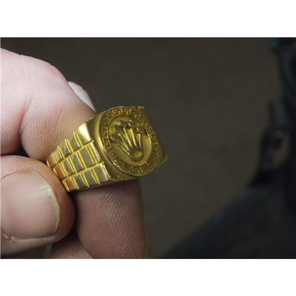 Mens Gold Color Ring