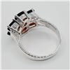 Image 4 : Sterling Silver Natural Garnet Ring