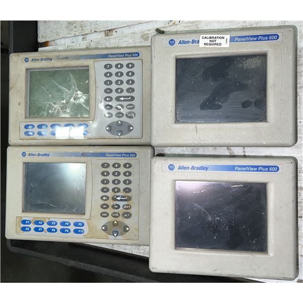 Lot of (4) Allen Bradley PanelViews as Pictured