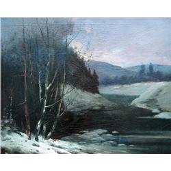 William Hutton Mitchell Winter near Val Morin, Quebec