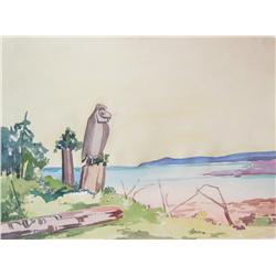 Mildred Valley Thornton Untitled - Totems, Cape Mudge, B.C.