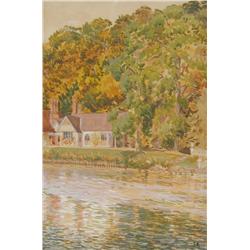 William Spencer Millet Edge On the Thames, Lord Grosvenor's Residence