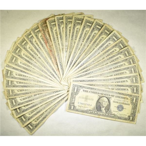 (29) 1957 1 SILVER CERTIFICATES