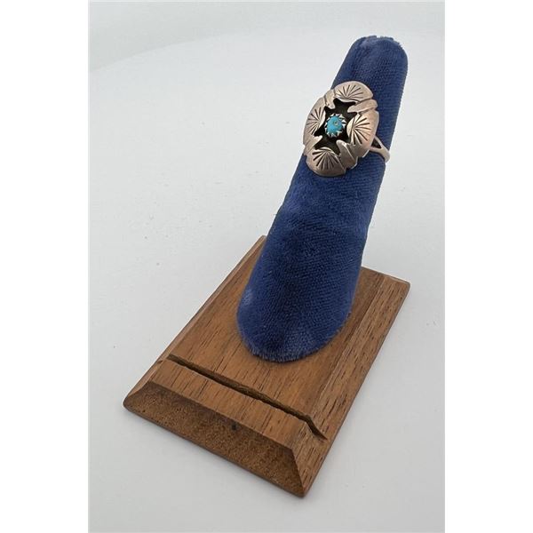 Navajo Sterling Silver Turquoise Ring