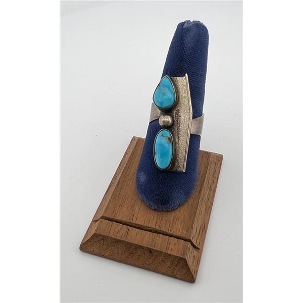 Navajo Sterling Silver Turquoise Ring