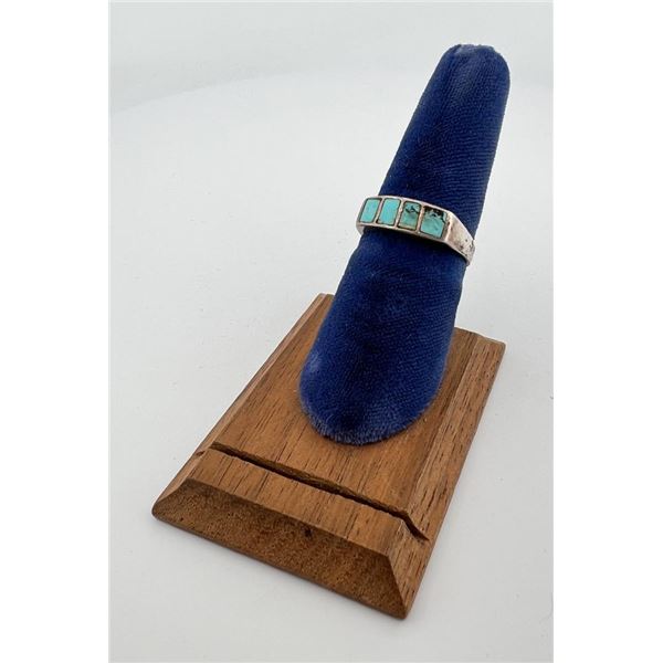 Navajo Sterling Silver Turquoise Ring