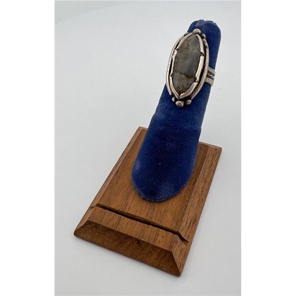 Navajo Sterling Silver Stone Ring