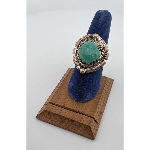 Navajo Sterling Silver Turquoise Ring