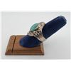 Image 2 : Navajo Sterling Silver Turquoise Ring